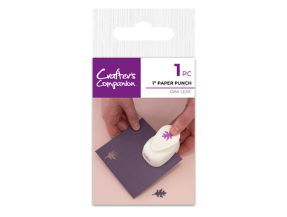 Crafters Companion Paper Punch - Oak Leaf