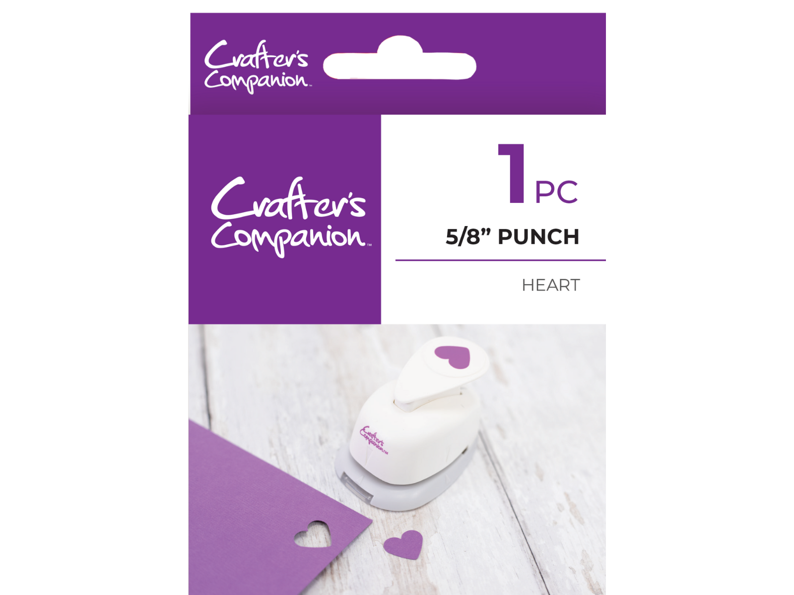 Crafter’s Companion Hole Punch - Heart