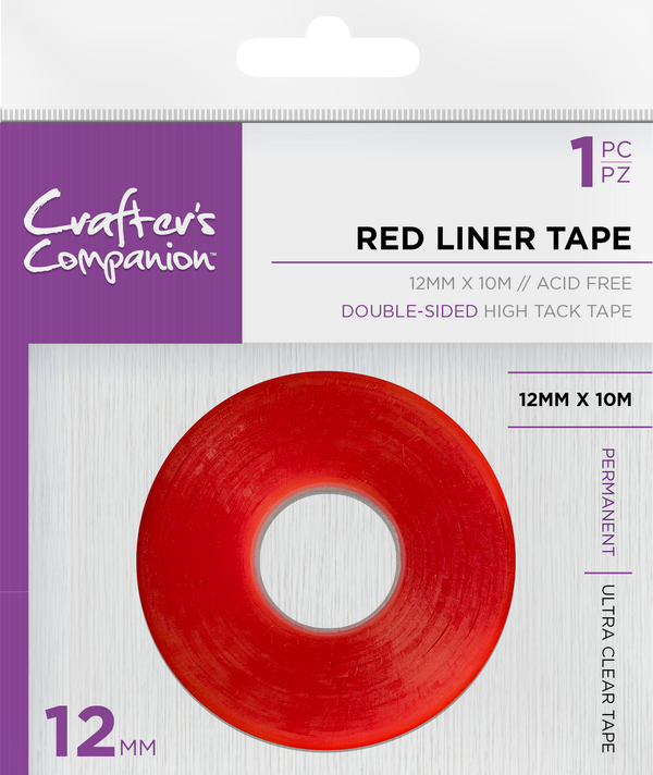 Crafter's Companion Red Liner Tape 6mm & 12mm Duo