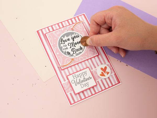 Crafters Companion - Scratch Reveal Cardmaking Kit - Happy Valentines!