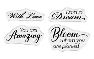 Crafter's Companion Stamp and Die Set - Bloom Where You Are Planted