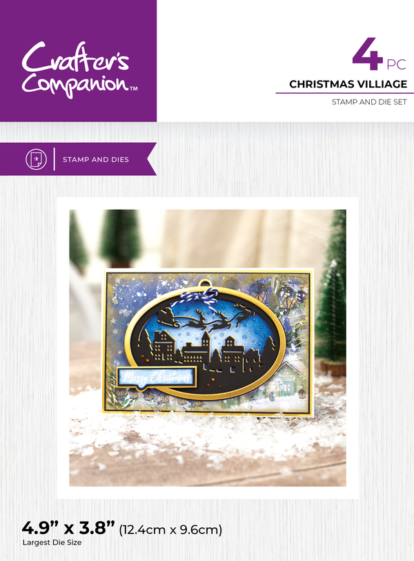 Crafter's Companion Christmas Scene Stamp & Dies Collection