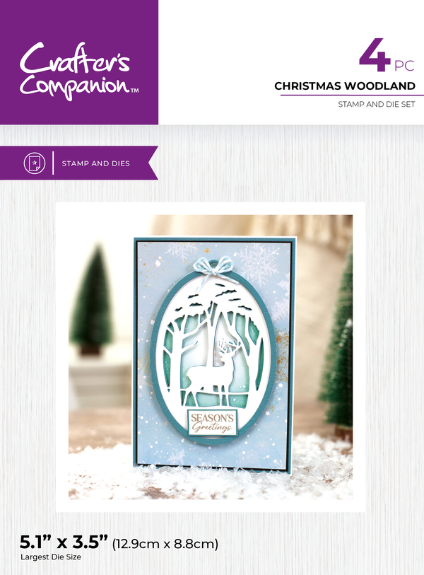 Crafter's Companion Christmas Scene Stamp & Dies Collection