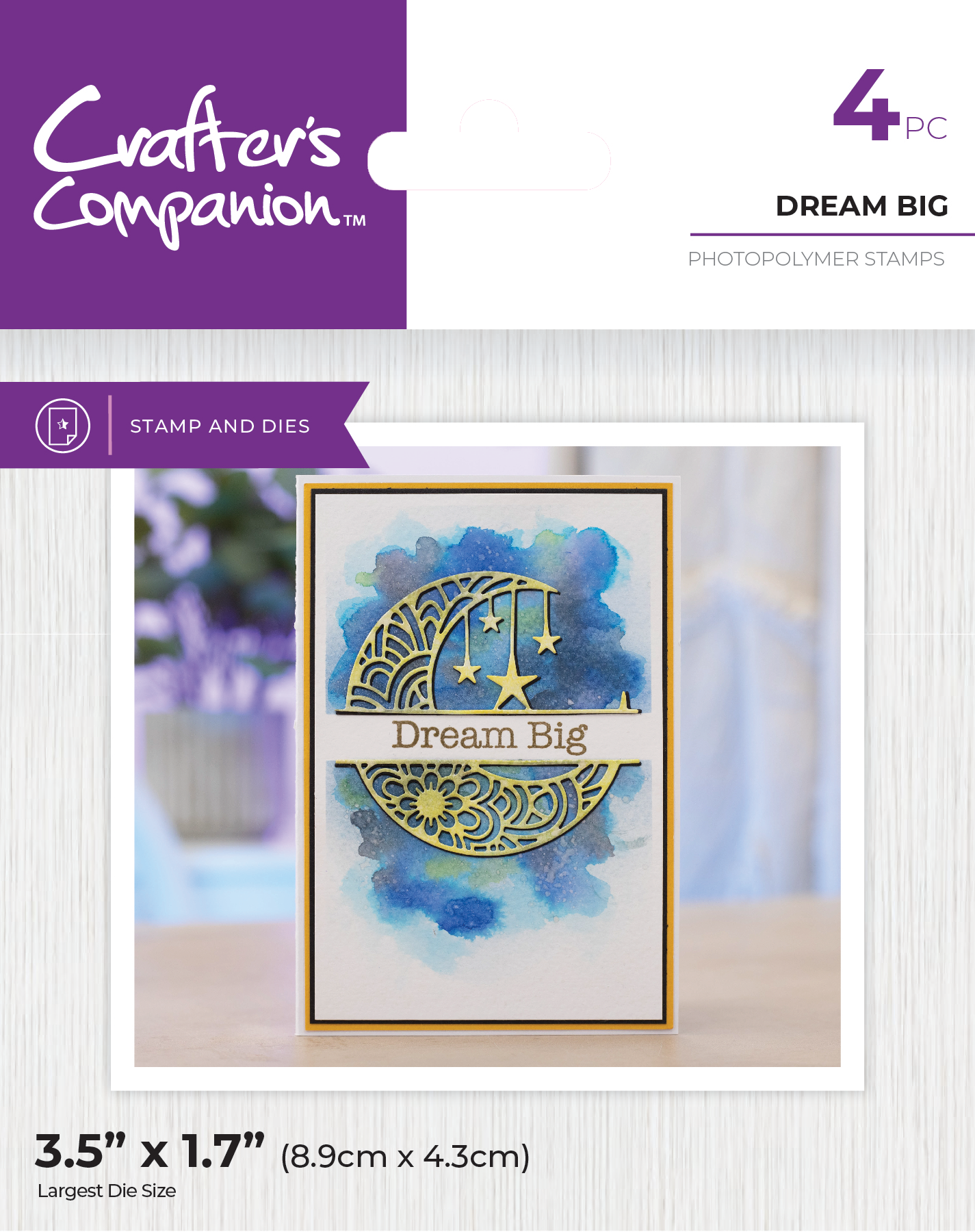 Crafter's Companion Stamp & Die - Dream Big