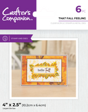 Crafter's Companion Stamp & Die - That Fall Feeling