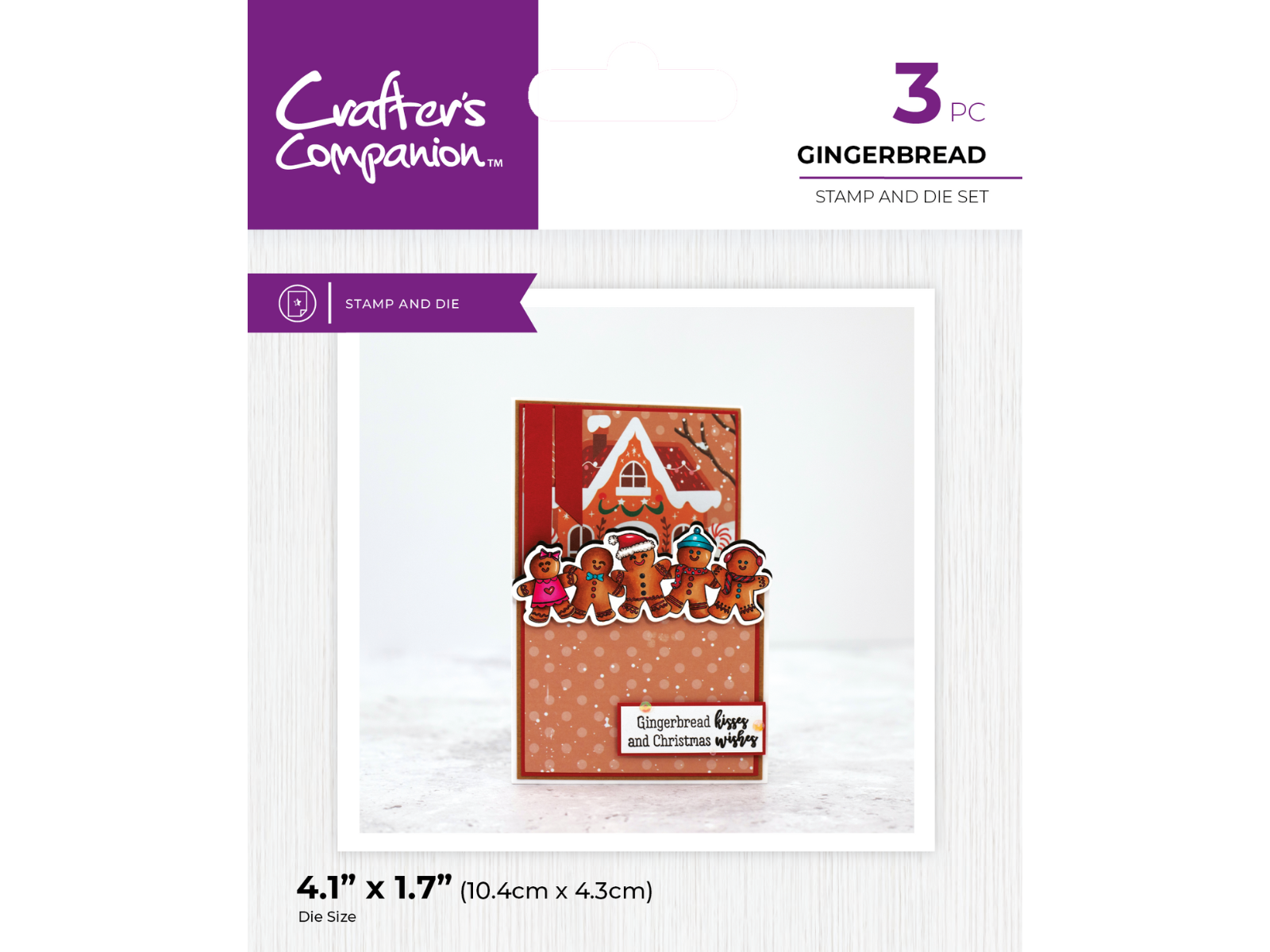 Crafter's Companion - Stamp and Die - Gingerbread