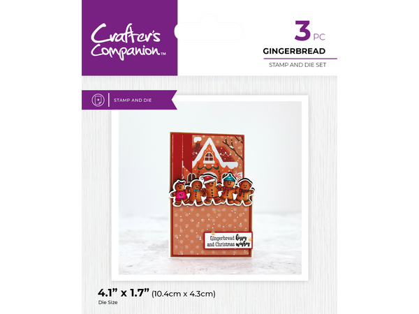 Crafter's Companion - Stamp and Die - Gingerbread