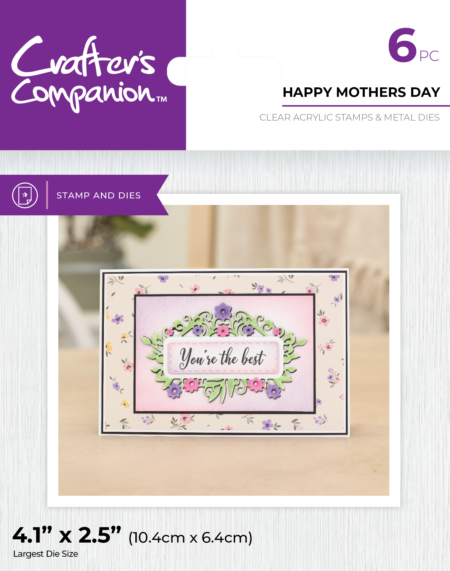 Crafter's Companion Everyday Sentiment Frame Stamp & Dies Collection