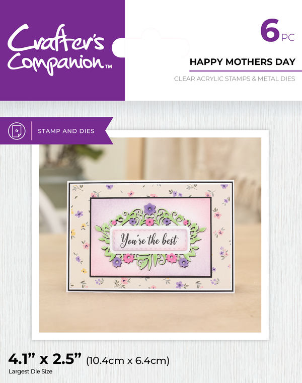 Crafter's Companion Everyday Sentiment Frame Stamp & Dies Collection