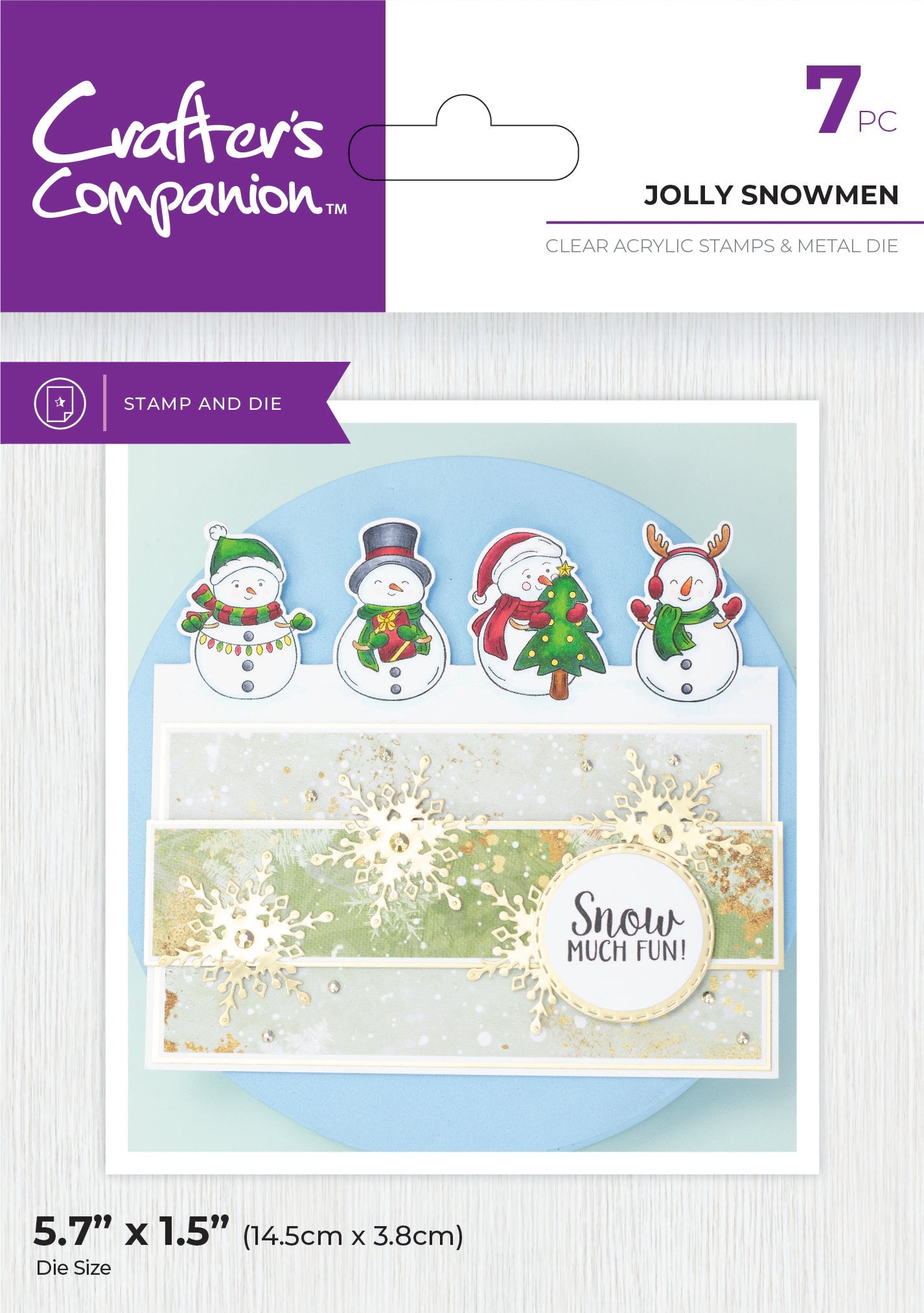 Jolly Snowman Stamp and Die Set