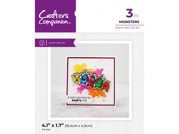 Crafter's Companion Character Embellishement Halloween Stamp & Die Collection