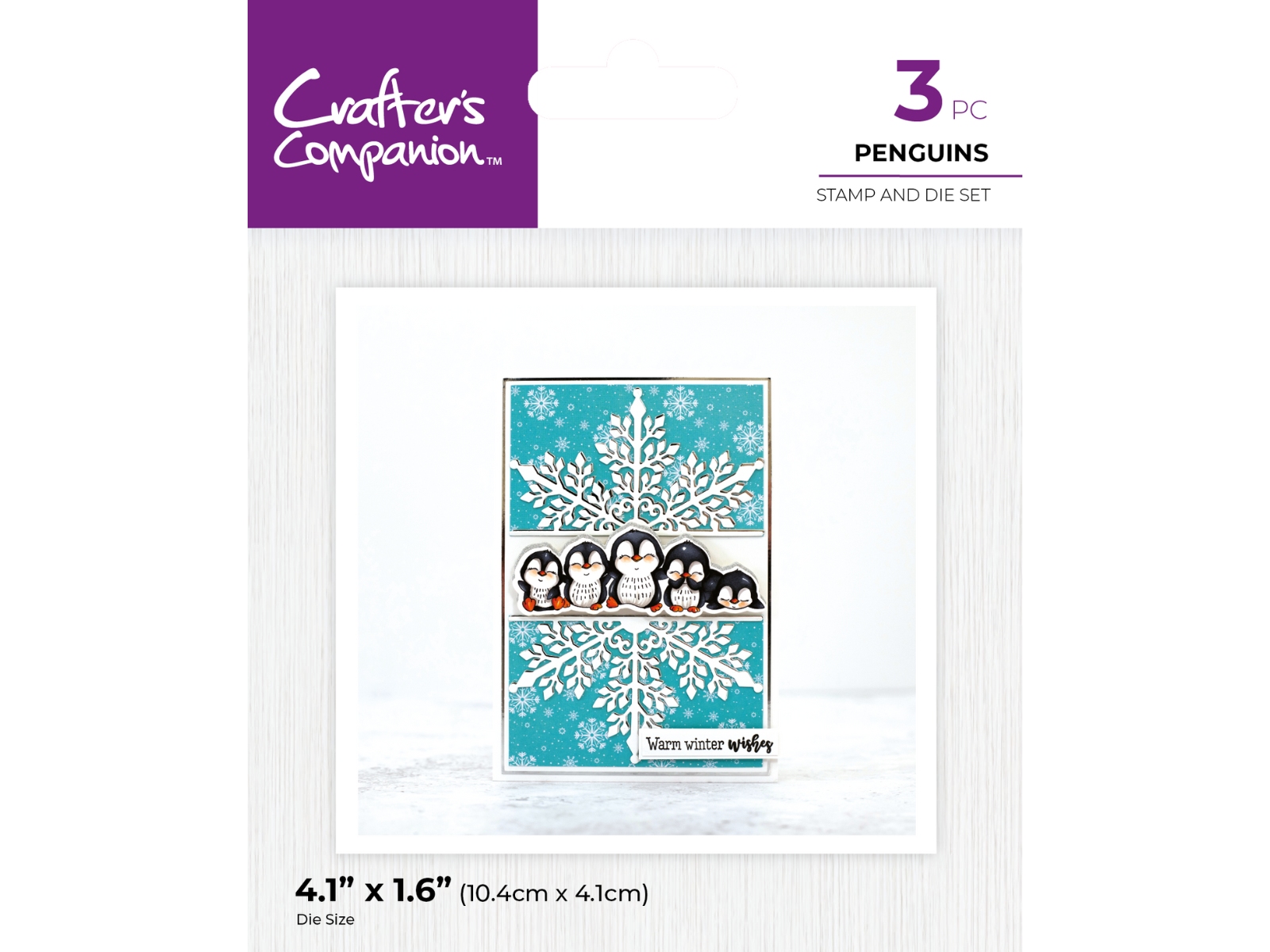 Crafter's Companion Character Embellishement Christmas Stamp & Die Collection