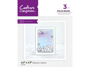 Crafter's Companion - Stamp and Die - Polar Bears