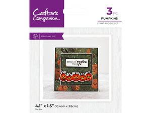 Crafter's Companion Character Embellishement Halloween Stamp & Die Collection