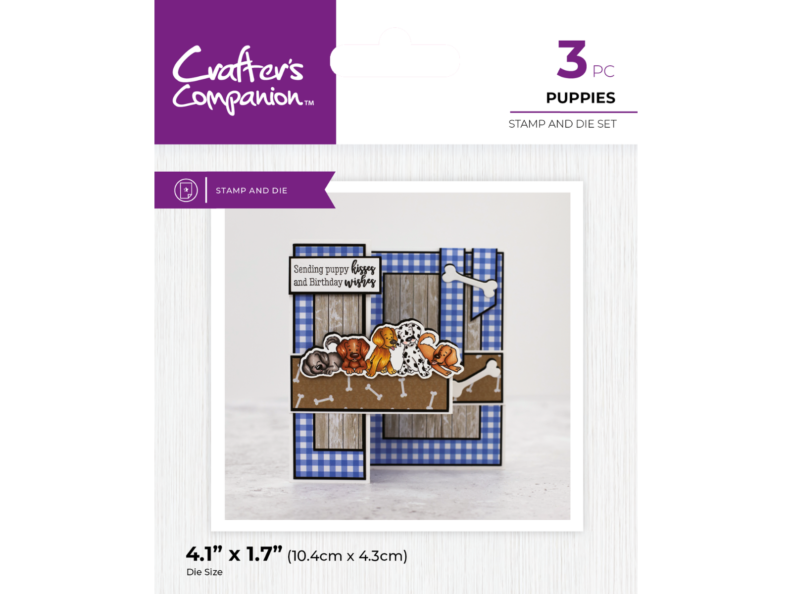 Crafter's Companion - Stamp and Die - Puppies