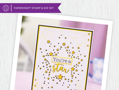 Crafter's Companion Stamp & Die - Shining Stars