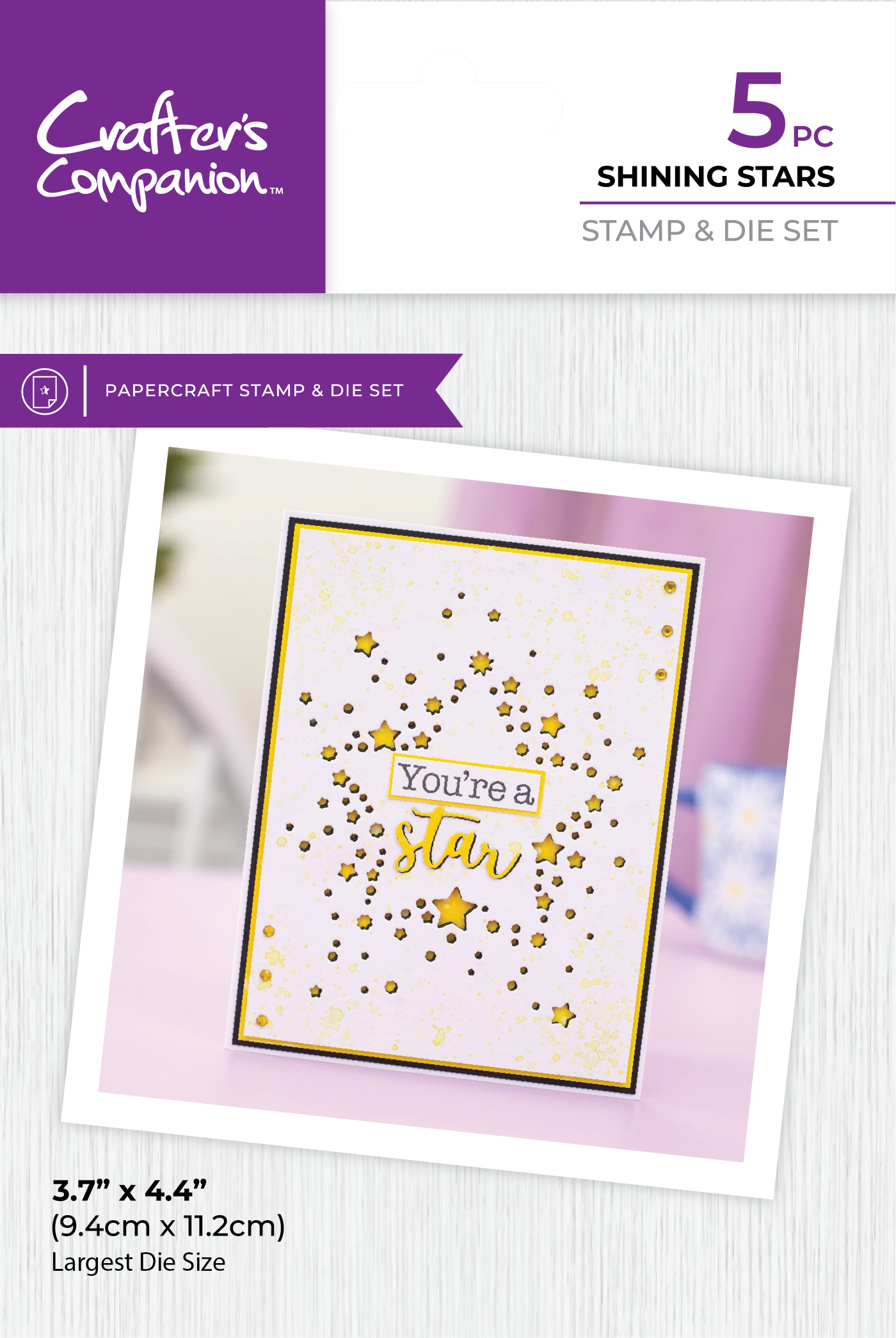 Crafter's Companion Stamp & Die - Shining Stars