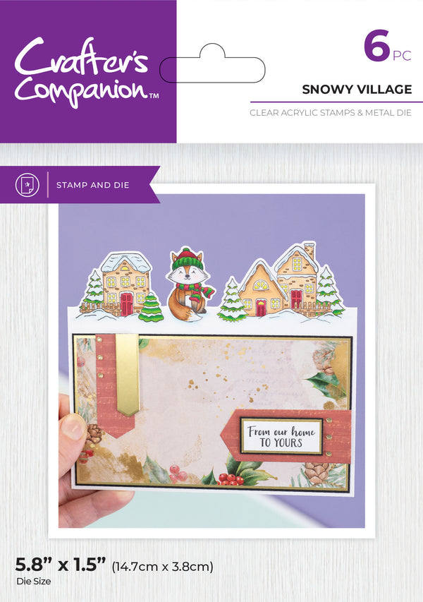 Crafter's Companion Festive Edge Stamp & Die Collection