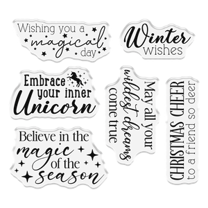 Crafter's Companion Stamp, Die and Stencil Set - Magical Day