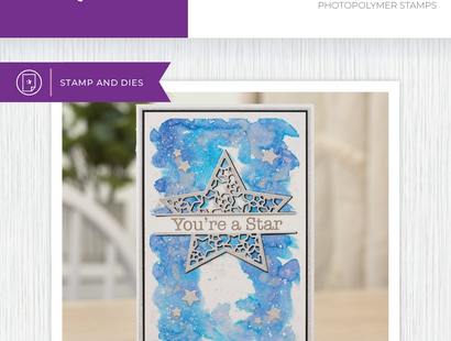 Crafter's Companion Stamp & Die - You're a Star