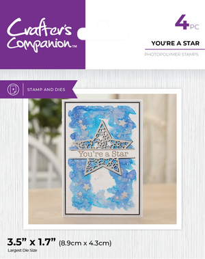 Crafter's Companion Stamp & Die - You're a Star