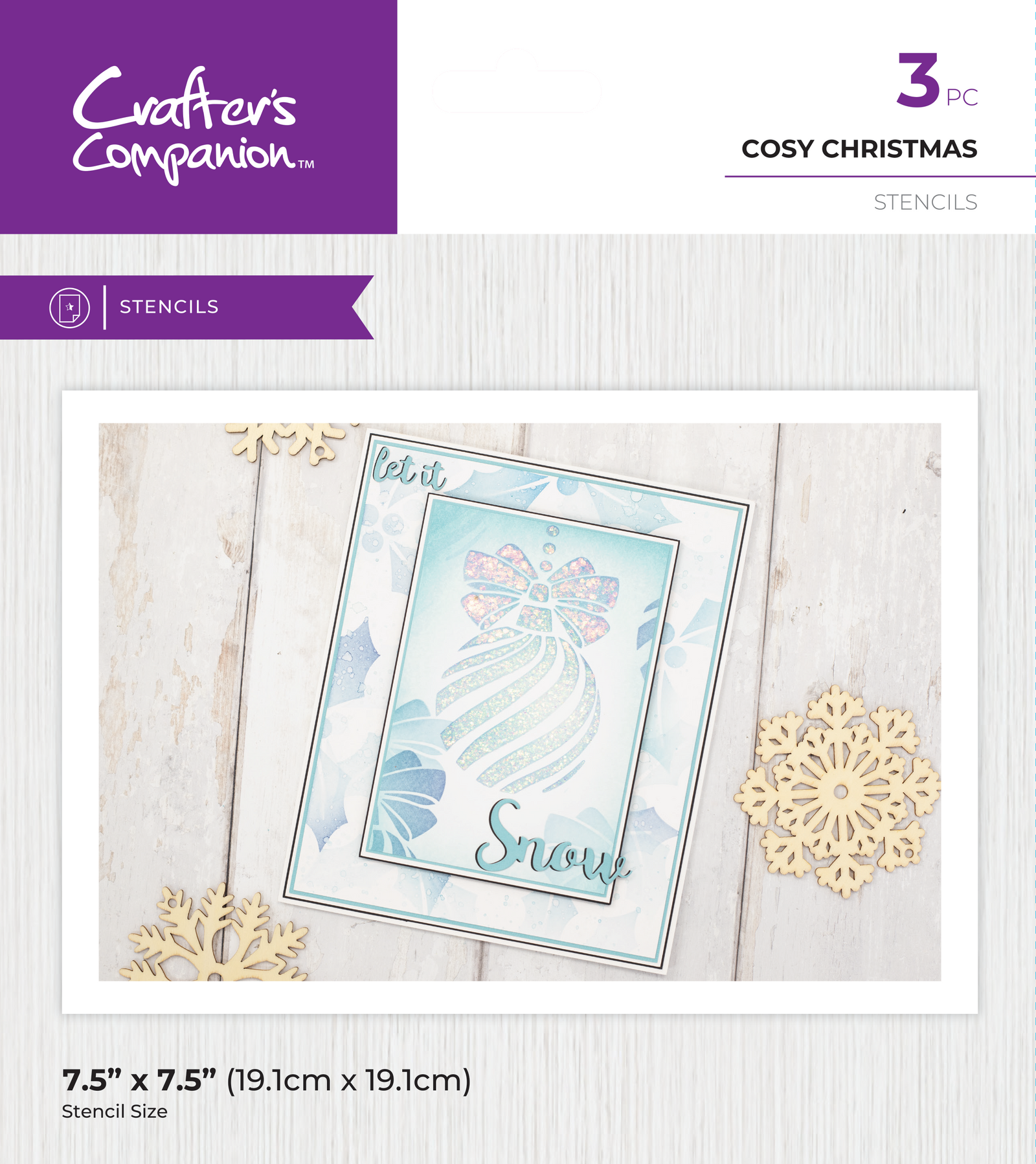 Crafter's Companion Stencil - Cosy Christmas