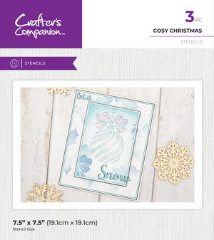 Crafter's Companion Chunky Glitter Paste with Stencils Collection