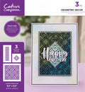 Crafters Companion Stencil Set - Geometric Decor