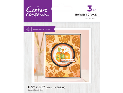 Crafter's Companion Stencil - Harvest Grace