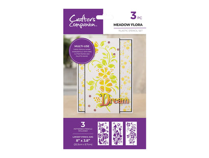 Crafter's Companion Stencil - Meadow Flora