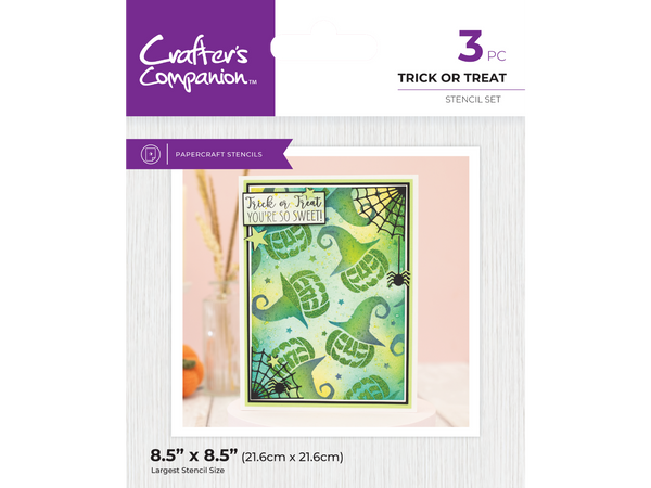 Crafter's Companion Stencil - Trick or Treat