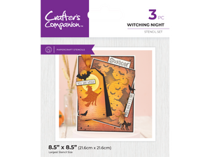 Crafter's Companion Stencil - Witching Night