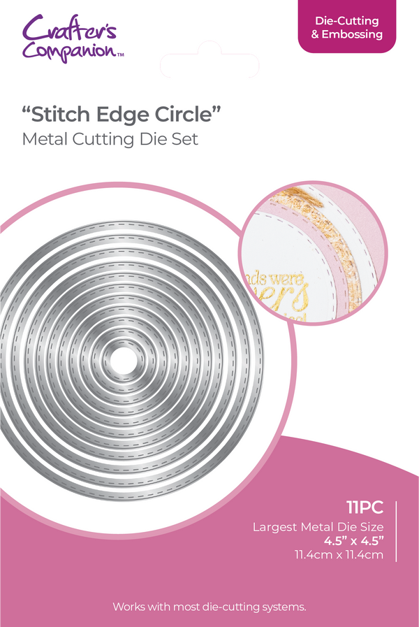 Crafters Companion - Die Cutting & Embossing - Stitch Edge Circle