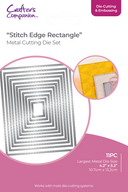 Crafters Companion - Die Cutting & Embossing - Stitch Edge Rectangle