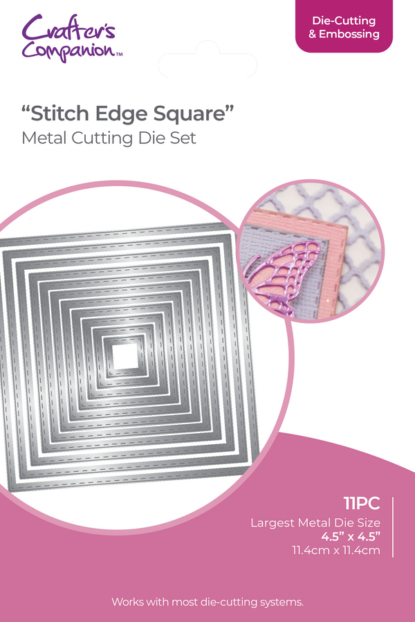 Crafters Companion - Die Cutting & Embossing - Stitch Edge Square