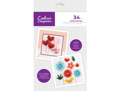 Crafter’s Companion Templates and Embossing Folders - Paper Pleating 