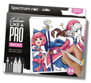 Celestial Maidens Pro Fan Art Colouring Kit - Spectrum Noir