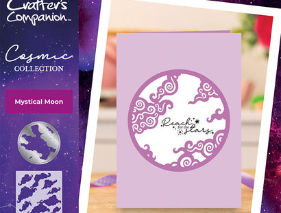 Cosmic Collection Create a Card Die and Stencil - Mystical Moon