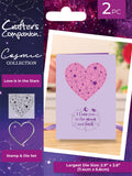 Cosmic Collection Stamp and Die - Love is in the Stars