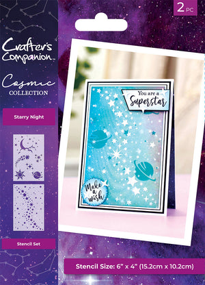 Cosmic Collection Stencil Set - Starry Night