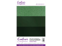 Crafter's Companion A4 Luxury Cardstock Pack - Green