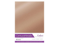 Crafter's Companion Centura Pearl Metallic A4 Single Colour 10 Sheet Pack - Bronze