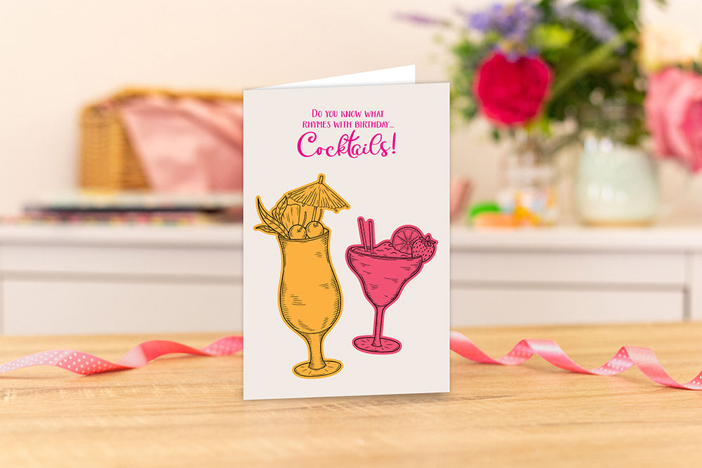 Gemini Cheers To You Stamp Die Cocktail Hour Crafters