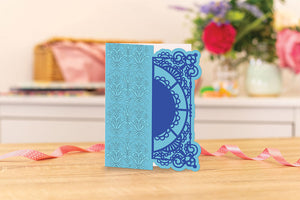 Gemini Frame Edge Embossing Folder & Die - Regal Elegance