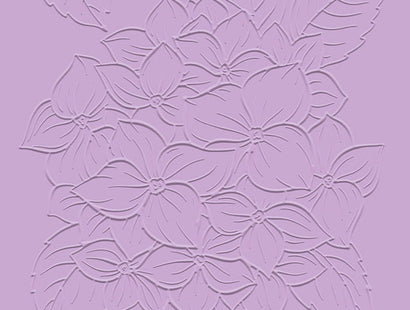 Gemini Illustrated Embossing Folder - Butterfly Hydrangea