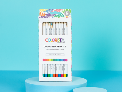 Colorista - Coloured Pencil - Bright & Vivid 12pc