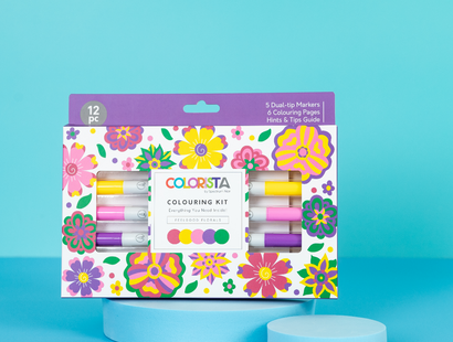 Colorista - Colouring Kit - Feelgood Florals 12pc