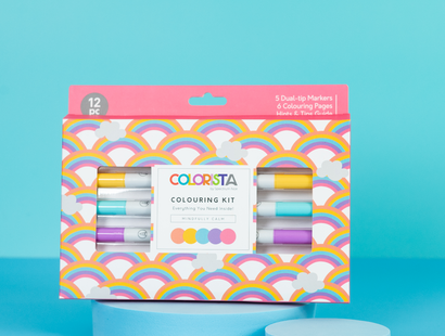 Colorista - Colouring Kit - Mindfully Calm 12pc