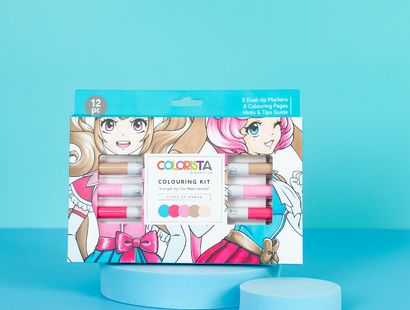 Colorista - Colouring Kit - Stars of Manga 12pc