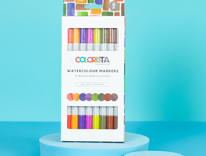 Colorista - Watercolour Marker - Botanic Accents 8pc